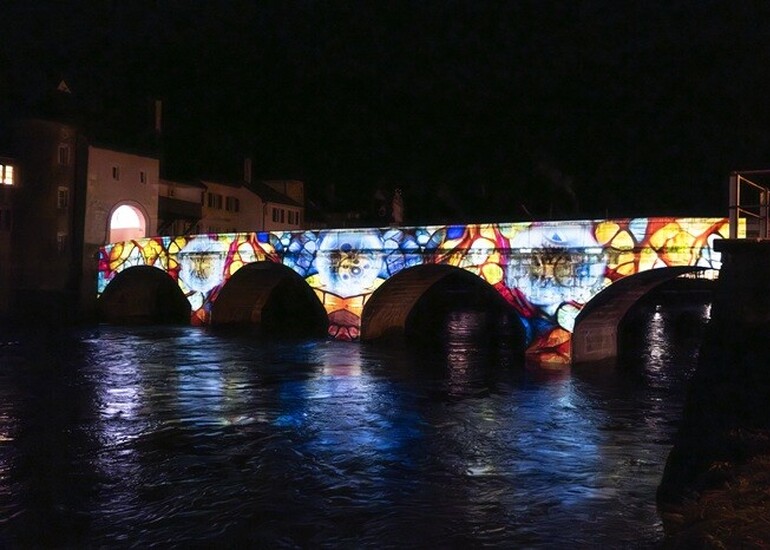 Pont St-Jean éclairé