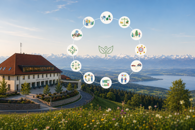 Image de la conférence sur le tourisme régénératif à'hôtel de la vue des Alpes