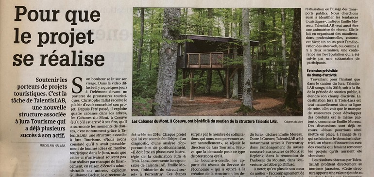 Article dans Hotel Revue